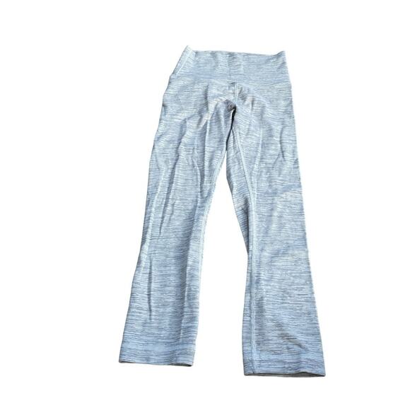 Lululemon Wunder Under Crop (Hi-Rise) 21" Gray 2 - Picture 2 of 5